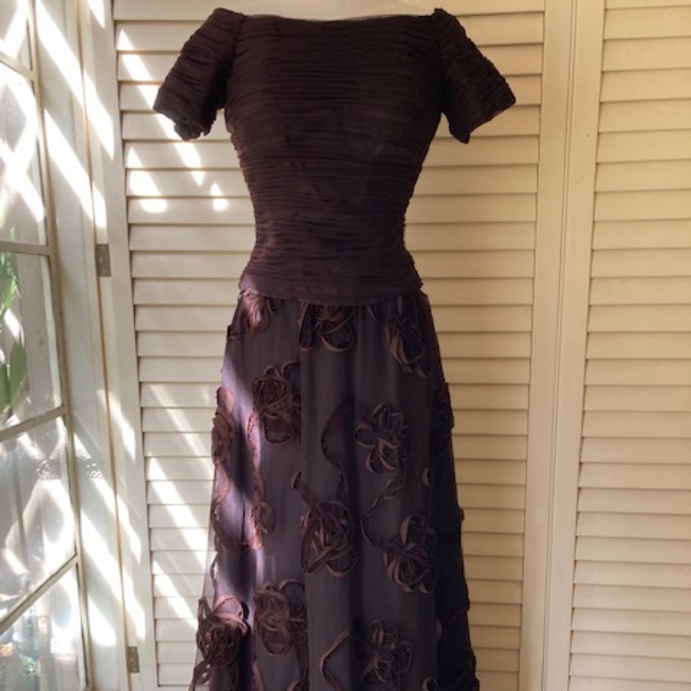 "Chetta B" Two Piece Tulle Gown